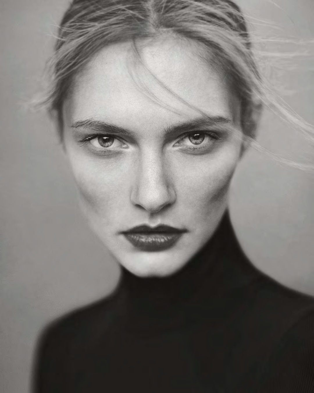 Olga Cerpita — black and white beauty portrait